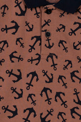 Anchor Boy's Print Polo Shirt